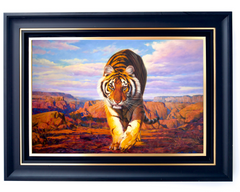 Tiger on the Hunt – Somchai | 150 x 100 cm