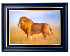 Lion in the Savannah – Somchai | 150 x 100 cm