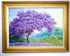 The Purple Tree - Chaloemkiat | 90 x 60 cm