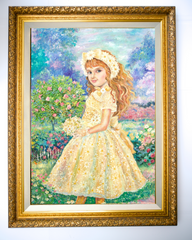 Fairy of Daisy Flowers - Yumi  | 50 x 65 cm