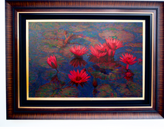 Pink Lotus – Somchai | 80 x 120 cm