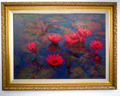 Pink Lotus – Somchai | 80 x 120 cm