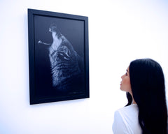 Howling Wolf – Jitaree | 40 x 60 cm