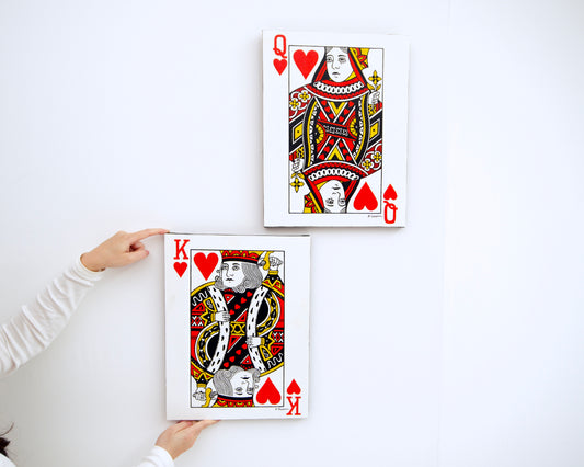 King and Queen of Hearts - Phichai | 30 x 40 cm (x2)