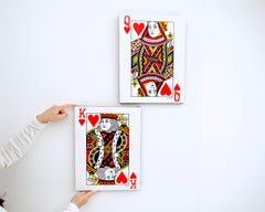 King and Queen of Hearts - Phichai | 30 x 40 cm (x2)