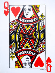 King and Queen of Hearts - Phichai | 30 x 40 cm (x2)