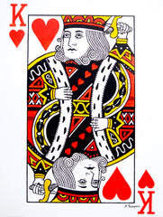 King and Queen of Hearts - Phichai | 30 x 40 cm (x2)