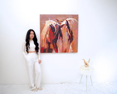 Abstract Horse – Somchai | 100 x 100 cm