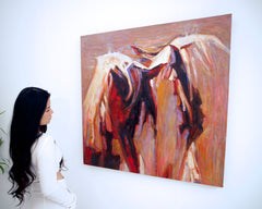 Abstract Horse – Somchai | 100 x 100 cm