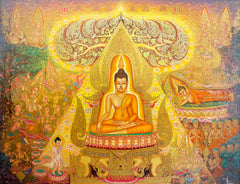 The Life of Buddha – Siwakorn | 240 x 180 cm