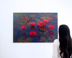 Pink Lotus – Somchai | 80 x 120 cm