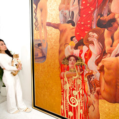 The Medicine – A Reimagined Gustav Klimt Masterpiece by Master Apollon | 180 x 270 cm