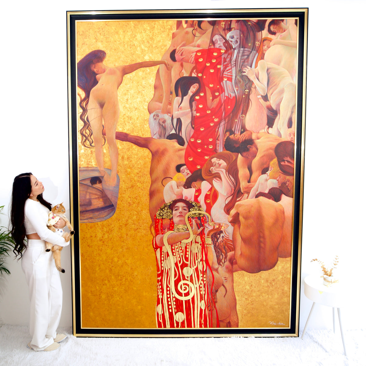 The Medicine – A Reimagined Gustav Klimt Masterpiece by Master Apollon | 180 x 270 cm