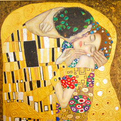 The Kiss – A Reimagined Gustav Klimt Masterpiece by Master Apollon | 200 x 200 cm