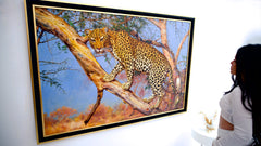 Leopard in a Tree – Somchai | 150 x 100 cm