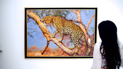 Leopard in a Tree – Somchai | 150 x 100 cm