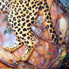 Leopard in a Tree – Somchai | 150 x 100 cm