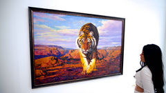 Tiger on the Hunt – Somchai | 150 x 100 cm