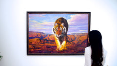 Tiger on the Hunt – Somchai | 150 x 100 cm