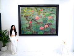 Water Lilies – Somchai | 200 x 150 cm