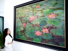 Water Lilies – Somchai | 200 x 150 cm