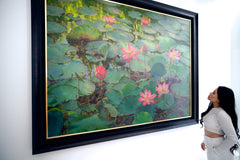 Water Lilies – Somchai | 200 x 150 cm