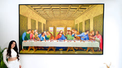 The Last Supper – A Reimagined Leonardo Da Vinci Masterpiece by Master Apollon | – 270 X 160 CM