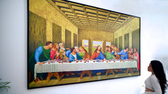 The Last Supper – A Reimagined Leonardo Da Vinci Masterpiece by Master Apollon | – 270 X 160 CM