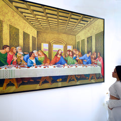 The Last Supper – A Reimagined Leonardo Da Vinci Masterpiece by Master Apollon | – 270 X 160 CM