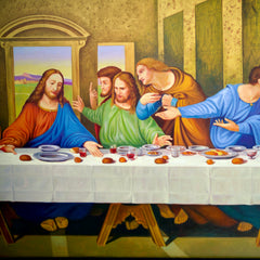 The Last Supper – A Reimagined Leonardo Da Vinci Masterpiece by Master Apollon | – 270 X 160 CM