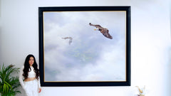 Eagles in Flight – Issaret | 200 x 170 cm