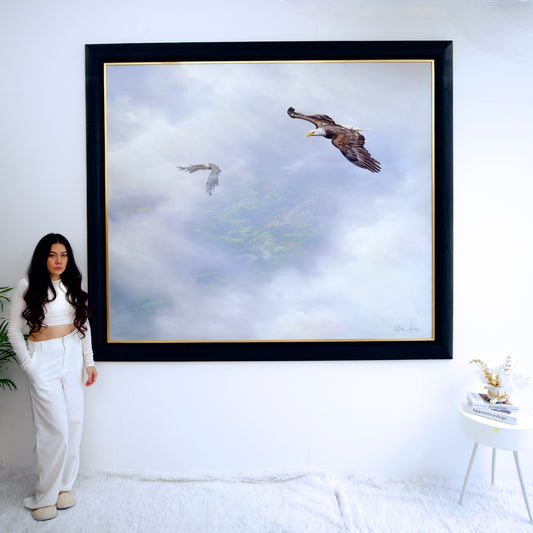 Eagles in Flight – Issaret | 200 x 170 cm