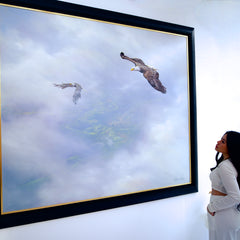 Eagles in Flight – Issaret | 200 x 170 cm