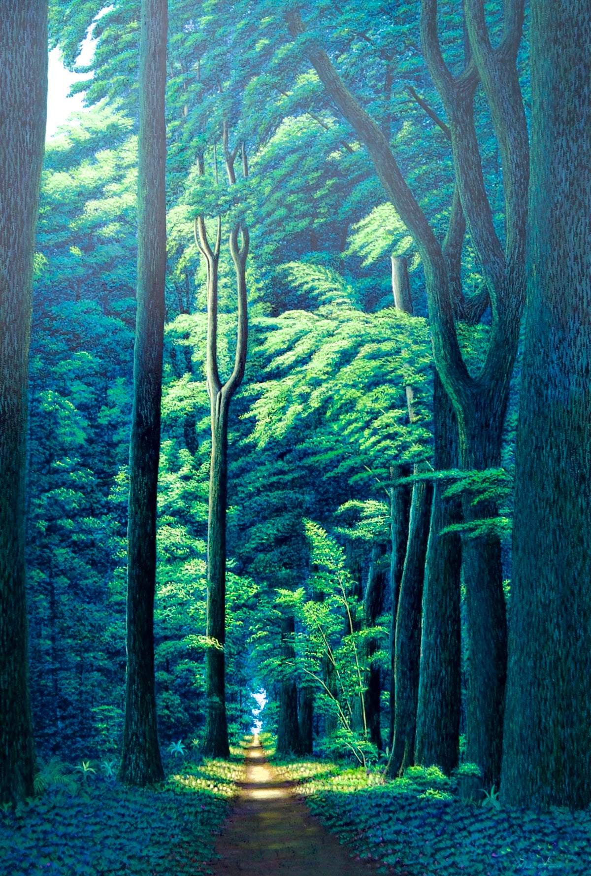 Path in the Green Forest - Wanna  | 130 x 190 cm