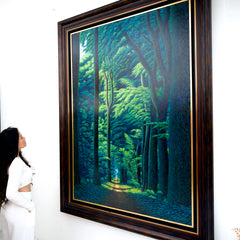 Path in the Green Forest - Wanna  | 130 x 190 cm