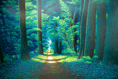 Path in the Green Forest - Wanna  | 130 x 190 cm