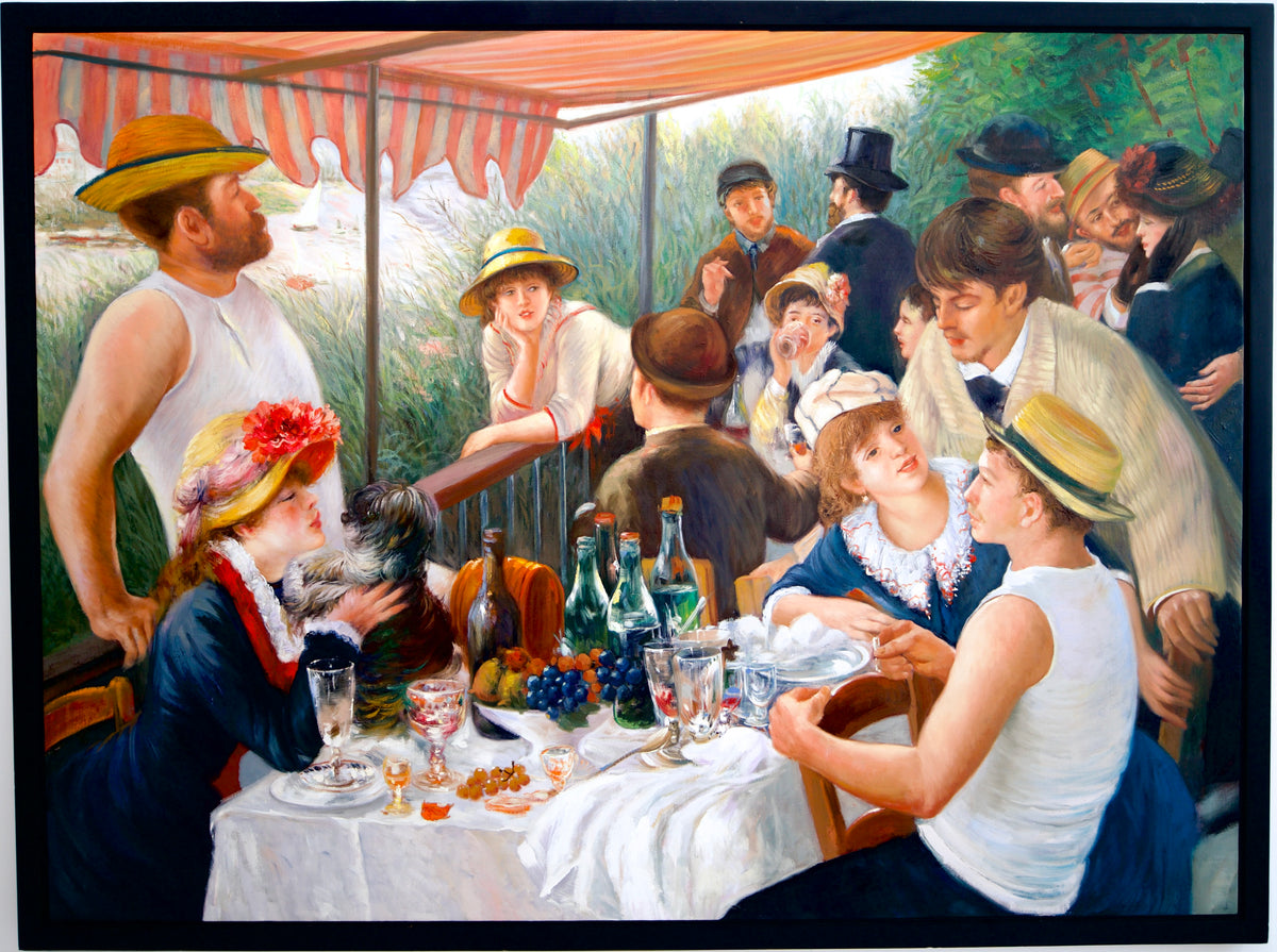 Luncheon of the Boating Party - Artémis Reproduction  | 160 x 120 cm