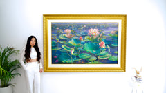 The Water Lilies II – Chaiyo | 160 x 100 cm