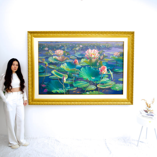 The Water Lilies II – Chaiyo | 160 x 100 cm