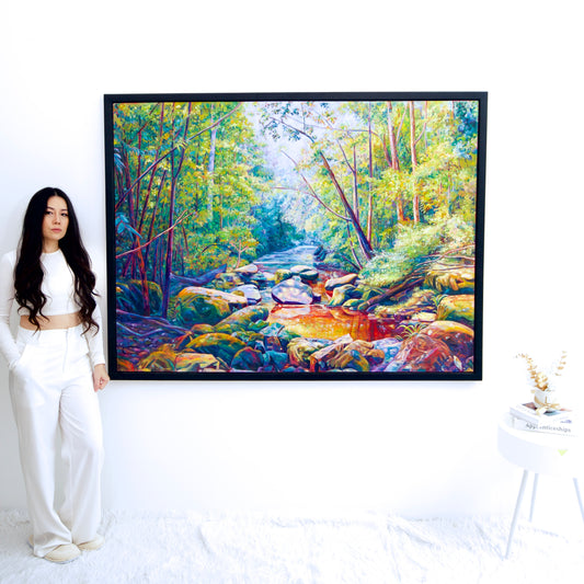 The Beautiful Forest - Kanchana  | 160 X 120 cm