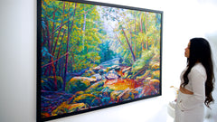 The Beautiful Forest - Kanchana  | 160 X 120 cm