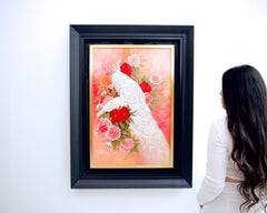 Love and White Peacock - Hudsadayuth | 60 x 90 cm