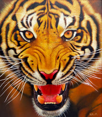 The Strength of the Tiger - Ketwalin | 95 x 105 cm