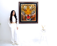 The Strength of the Tiger - Ketwalin | 95 x 105 cm