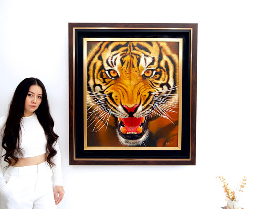 The Strength of the Tiger - Ketwalin | 95 x 105 cm