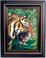 Tiger with Green Eyes - Ketwalin | 50 x 70 cm