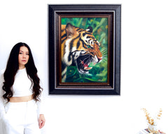 Tiger with Green Eyes - Ketwalin | 50 x 70 cm