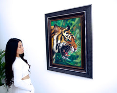 Tiger with Green Eyes - Ketwalin | 50 x 70 cm