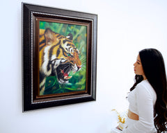 Tiger with Green Eyes - Ketwalin | 50 x 70 cm