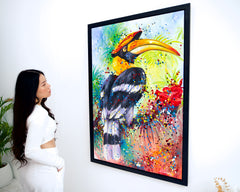 Hornbill Pop Art - Banlay | 80 X 120 cm